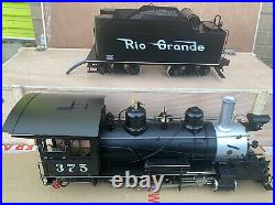 G Scale Accucraft D&RGW 2-8-0 C25 Locomotive- Coal Fired- Live Steam