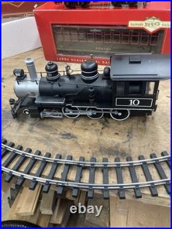 G Scale Bachman Big Haulers Engine Tender and Passenger Wagon With Track