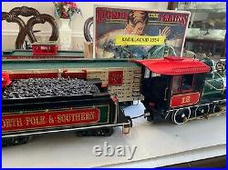 G Scale Bachmann North Pole & Southern 4-6-0 Steam Freight Set Nice? G545