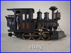G scale Switcher Steam Locomotive custom weathered and decorated DCC & Sound