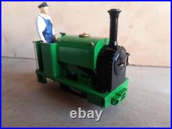 GN15 Steam Loco Huntsy Quarry G-scale on 00 track READY TO RUN! GREEN