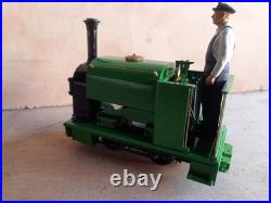 GN15 Steam Loco Huntsy Quarry G-scale on 00 track READY TO RUN! GREEN