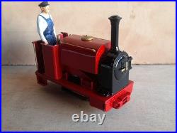 GN15 Steam Loco Huntsy Quarry G-scale on 00 track READY TO RUN! RED