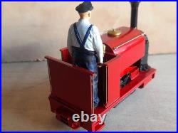 GN15 Steam Loco Huntsy Quarry G-scale on 00 track READY TO RUN! RED