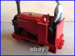 GN15 Steam Loco Huntsy Quarry G-scale on 00 track READY TO RUN! RED