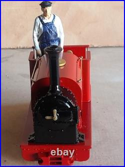 GN15 Steam Loco Huntsy Quarry G-scale on 00 track READY TO RUN! RED