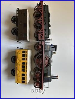 Gwr Broad Gauge 4-2-2 2021 Class Locomotive Ex. B&er. 7mm Scale With Two Coaches