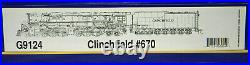 HO Scale Athearn Genesis G9124 4-6-6-4 Challenger Clinchfield #670 withDCC/Sound