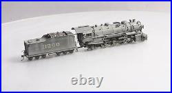HO Scale BRASS AT&SF Mikado 2-8-2 Steam Locomotive & Tender #3260 EX