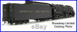 HO Scale Broadway Limited Norfolk & Western Class A 2-6-6-4 DCC & Paragon Sound