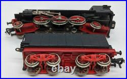 HO Scale Fleischmann 2-6-2 Steam Locomotive + Tender FS 685026 RUNS FOR REPAIR