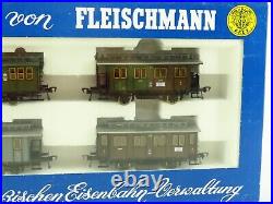 HO Scale Fleischmann 4882 KPEV Royal Prussian 0-6-0T Steam Passenger Train Set