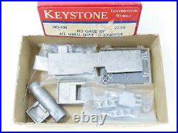 HO Scale Keystone Kit HO-105 All Metal Shay Steam Locomotive Unpowered
