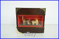 HO Scale Live Steam Steven's Rocket Locomotive Set with Collector Case & Supplies