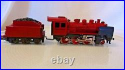 HO Scale Märklin 2405 Steam Locomotive and Tender 2-6-0 Red, Unmarked
