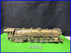 HO Scale Overland Models, Inc. O-5 4-8-4 CB&Q Undecorated Brass Steam Locomotive
