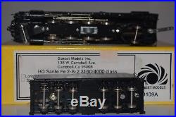 HO Scale Sunset Brass Santa Fe 2-8-2 Series 3160/4000 Steam Locomotive J5917