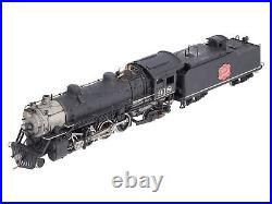 Hallmark Models BRASS HO Scale M. K. T. 2-8-2 Steam Locomotive & Tender (Painted)
