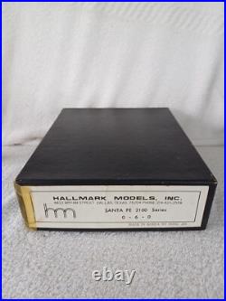 Hallmark Models Brass HO Scale Santa Fe 2100 Series 0-6-0 In Box Tested Runs