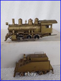 Hallmark Models Brass HO Scale Santa Fe 2100 Series 0-6-0 In Box Tested Runs
