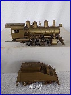 Hallmark Models Brass HO Scale Santa Fe 2100 Series 0-6-0 In Box Tested Runs