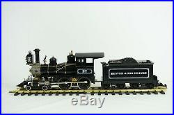 Hartland Locomotive Works G Scale Denver & Rio Grande 4-4-0 Steam Engine Set #27