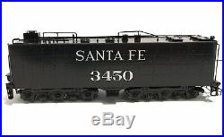 Ho Scale Brass Key Imports Santa Fe 4-6-4 Most Mod Steam Locomotive Tender 3450