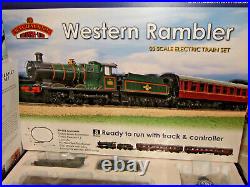 Hornby 30-052 Western Rambler 00 Scale train Pack 8DCC inc Track, PSU, Controller