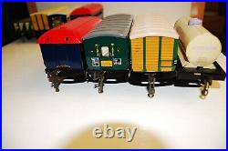 Hornby Hachette Scale 0 Sheet Metal Steam Etat +4 Passenger Cars +4 Freight Car