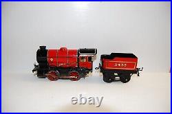 Hornby Train Meccano Scale 0 Train M 1 Lms Steam Locomotive 3435 +2 Freight Car