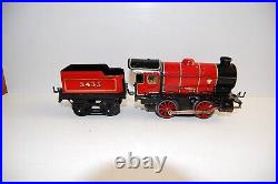 Hornby Train Meccano Scale 0 Train M 1 Lms Steam Locomotive 3435 +2 Freight Car