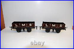 Hornby Train Meccano Scale 0 Train M 1 Lms Steam Locomotive 3435 +2 Freight Car