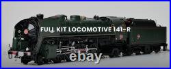 IXO Collections 141-R Steam Locomotive 132 Scale Full Kit IXC. 141. FK, White Box