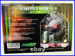 IXO Collections 141-R Steam Locomotive 132 Scale Full Kit IXC. 141. FK, White Box