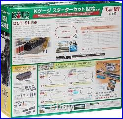 KATO 10-032 N Scale Starter Set D51 Steam Locomotive Train Set JP KATO N Scale