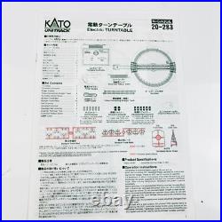 KATO Unitrack Electric Turntable 20-283 Steam locomotive structure N Scale Withbox