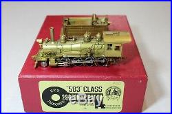 KEY Brass HO Scale Rio Grande D&RGW 2-8-0 583 Class Steam Locomotive