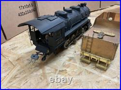KTM O Scale Steam Locomotive USRA 0-8-0 With Tender Brass Tested WORKING 2 Rail