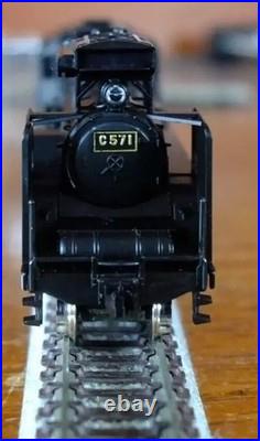 Kato 2007-1 N scale JNR C57 Steam locomotive in black livery