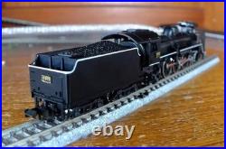Kato 2007-1 N scale JNR C57 Steam locomotive in black livery