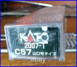 Kato 2007-1 N scale JNR C57 Steam locomotive in black livery