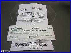 Kato N Scale 126-0401-1 Union Pacific Fef-3 4-8-4 Steam Engine & Tender #844 Ma