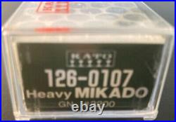 Kato N scale Great Northern 2-8-2 Heavy Mikado, #126-0107, road #3200. NIB