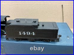 Kitbuilt Roundhouse Ho Scale Steam Locomotive 4-4-2 Atsf Santa Fe N. 1494 Read