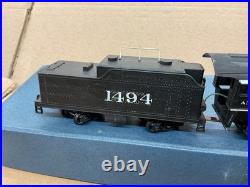 Kitbuilt Roundhouse Ho Scale Steam Locomotive 4-4-2 Atsf Santa Fe N. 1494 Read
