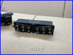 Ktm Brass Ho Scale Steam Locomotive 4-6-2 Atsf Santa Fe Black N. 3437 Nice