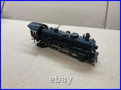 Ktm Brass Ho Scale Steam Locomotive 4-6-2 Atsf Santa Fe Black N. 3437 Nice