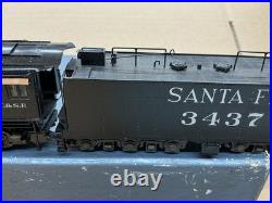 Ktm Brass Ho Scale Steam Locomotive 4-6-2 Atsf Santa Fe N. 3437 Read