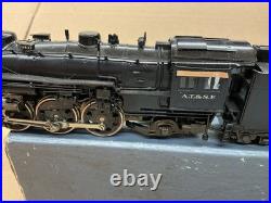 Ktm Brass Ho Scale Steam Locomotive 4-6-2 Atsf Santa Fe N. 3437 Read