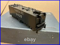 Ktm Brass Ho Scale Steam Locomotive 4-6-2 Atsf Santa Fe N. 3437 Read